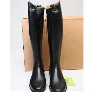 La Chameau rubber riding rain boots